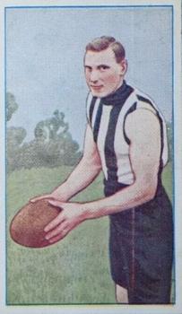 1921 J.J.Schuh Magpie Cigarettes Victorian League Footballers #NNO Percy Rowe Front